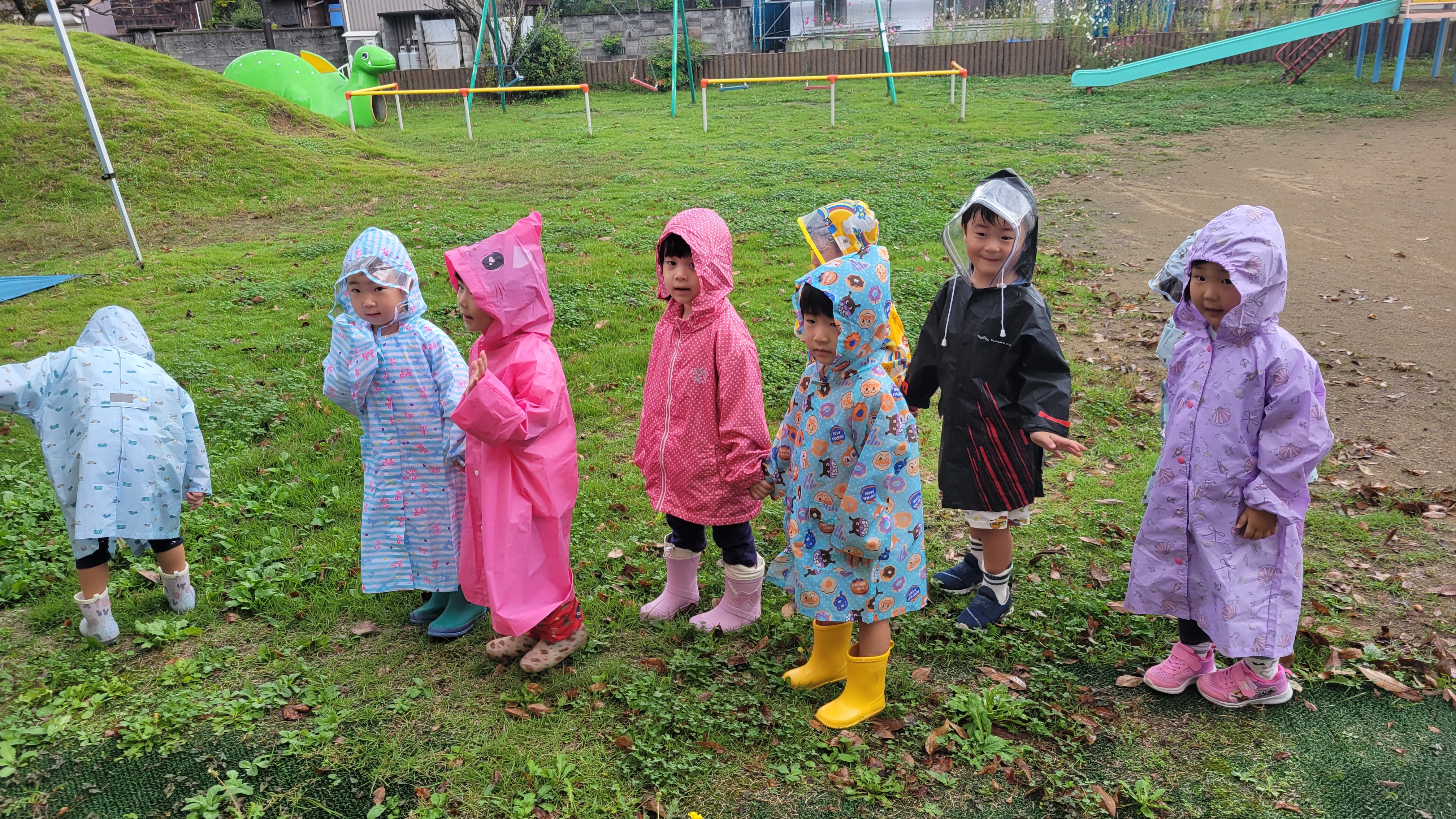 1.雨降り散歩行ってみよう♪でも・・外出たらやんじゃった(笑)